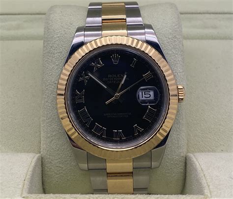 rolex black gold datejust|Rolex Datejust black dial 41mm.